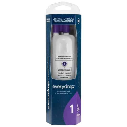 everydrop by Whirlpool Ice and Water Refrigerator Filter 1, EDR1RXD1, Single-Pack , Purple